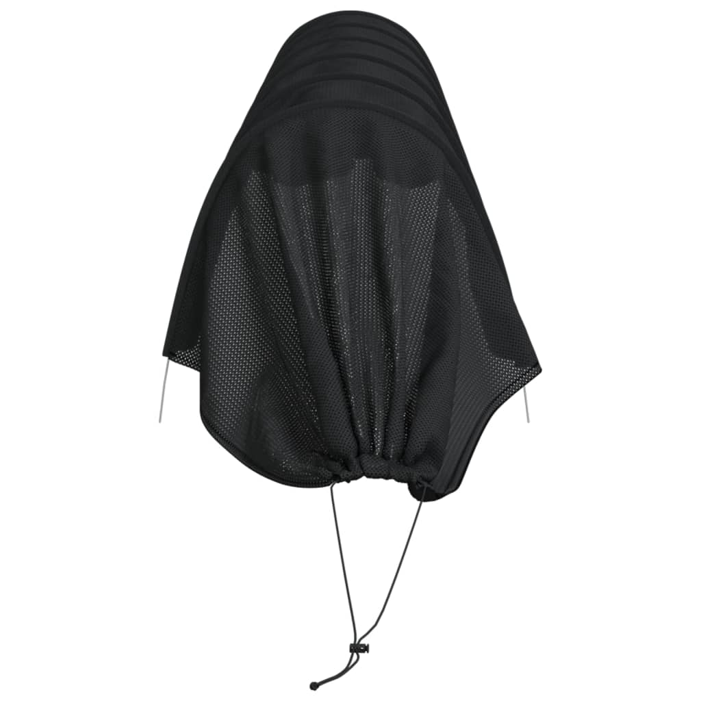 Zahradní Tunel Černý 300 X 50 X 48,5 Cm Ocel A Polyethylen