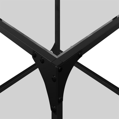 Konferenční Stolky Průhledná Skleněná Deska 2Ks 40X40X40Cm Ocel