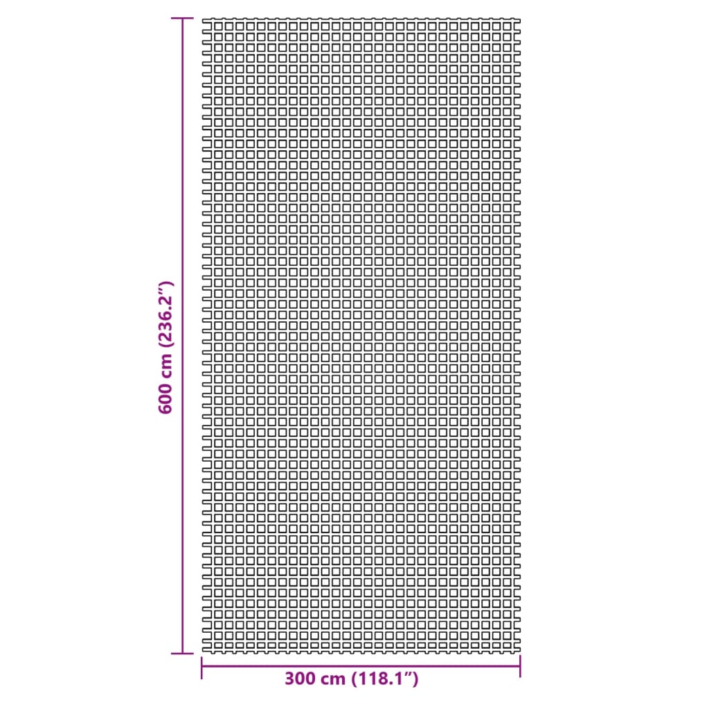 Kempingová Podložka Modrá 6 X 3 M