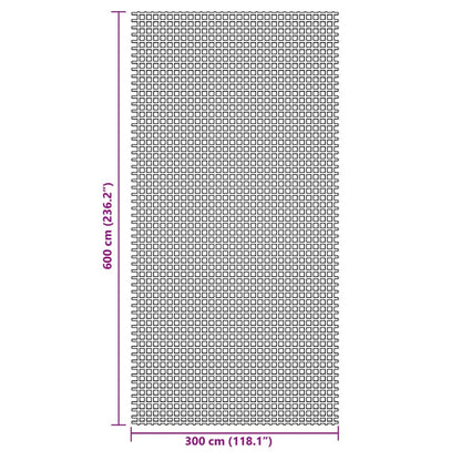 Kempingová Podložka Modrá 6 X 3 M