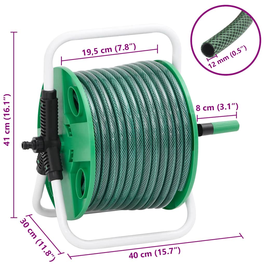 Volně Stojící Hadicový Naviják Se Sadou Koncovek 0,5" 20 M Pvc