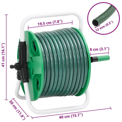 Volně Stojící Hadicový Naviják Se Sadou Koncovek 0,5" 20 M Pvc
