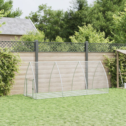 Králíkárna Stříbrná 300 X 105 X 120 Cm Pozinkovaná Ocel