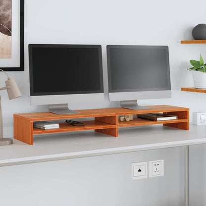 Stojan Na Monitor 100 X 24 X 13 Cm Masivní Borové Dřevo