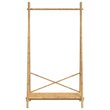 Stojan Na Oblečení S Policí 102 X 50 X 190 Cm Bambus