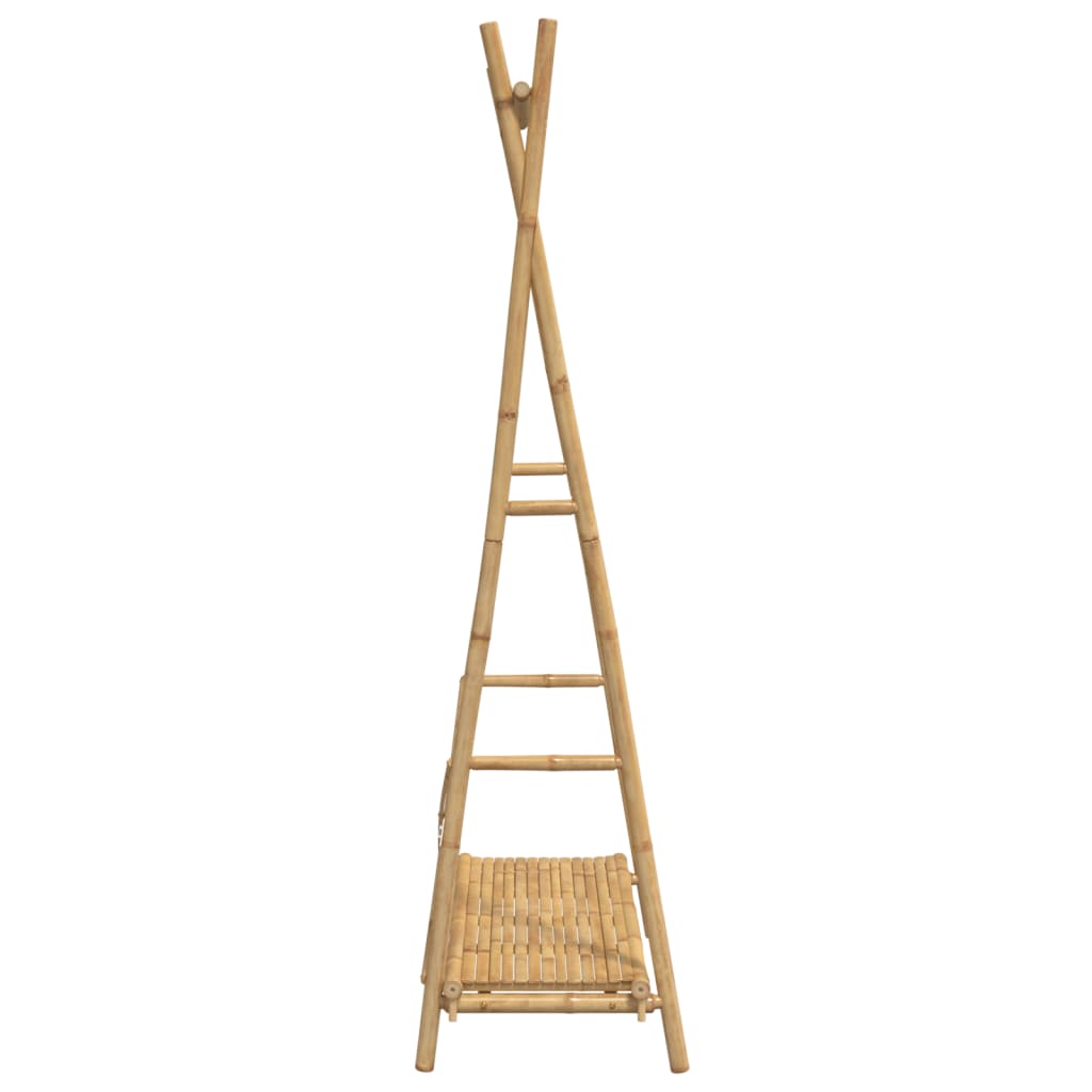 Stojan Na Oblečení S Policí 102 X 50 X 190 Cm Bambus