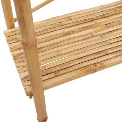 Stojan Na Oblečení S Policí 102 X 50 X 190 Cm Bambus