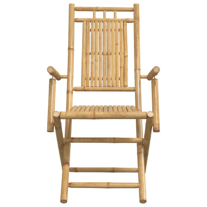 Skládací Zahradní Židle 2 Ks 53 X 66 X 99 Cm Bambus