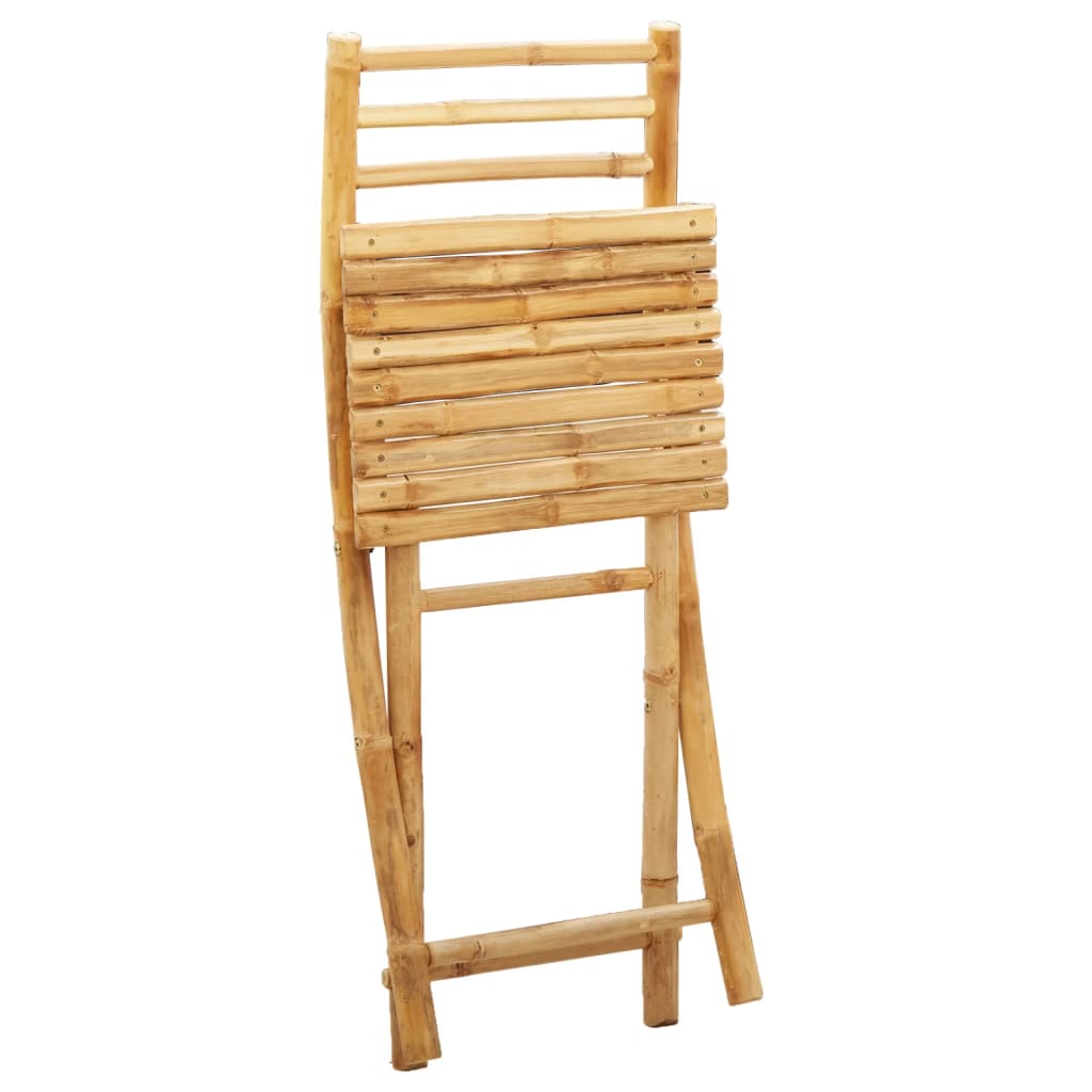 Skládací Zahradní Židle 2 Ks 43 X 54 X 88 Cm Bambus