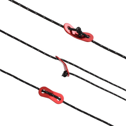 Stanové Lanko S Reflexními Proužky A Napínáky 50 M