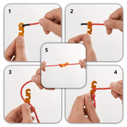 Stanová Lanka S Napínáky Reflexní 8 Ks 4 M 4 Mm