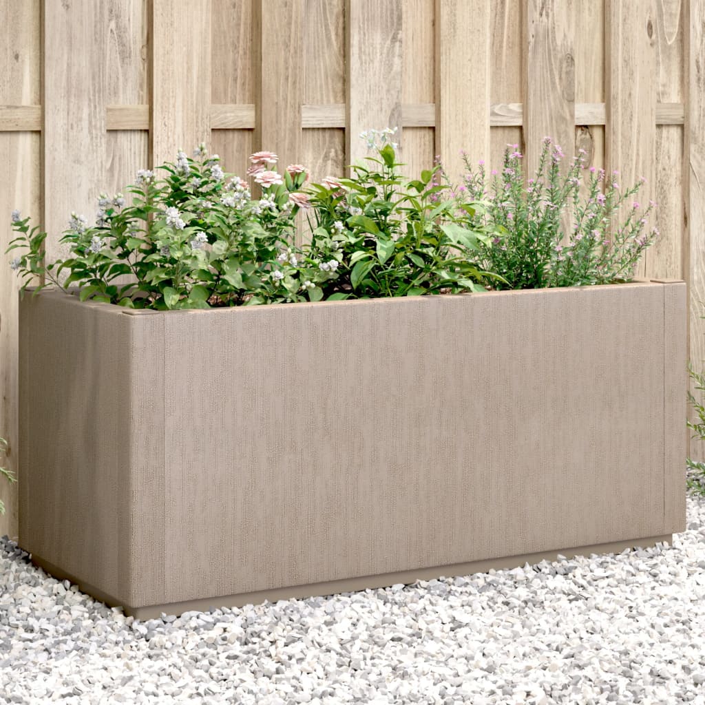 Zahradní Truhlík S Nohami Hnědý 80 X 36 X 35 Cm Pp
