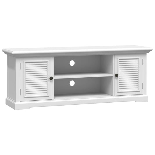 Tv Skříňka Bílá 110 X 30 X 41 Cm Kompozitní Dřevo