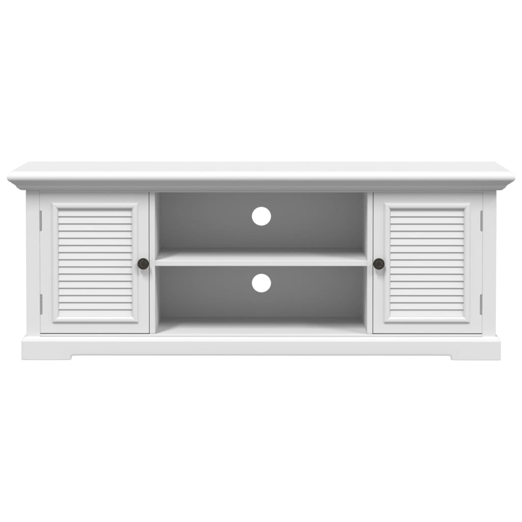 Tv Skříňka Bílá 110 X 30 X 41 Cm Kompozitní Dřevo