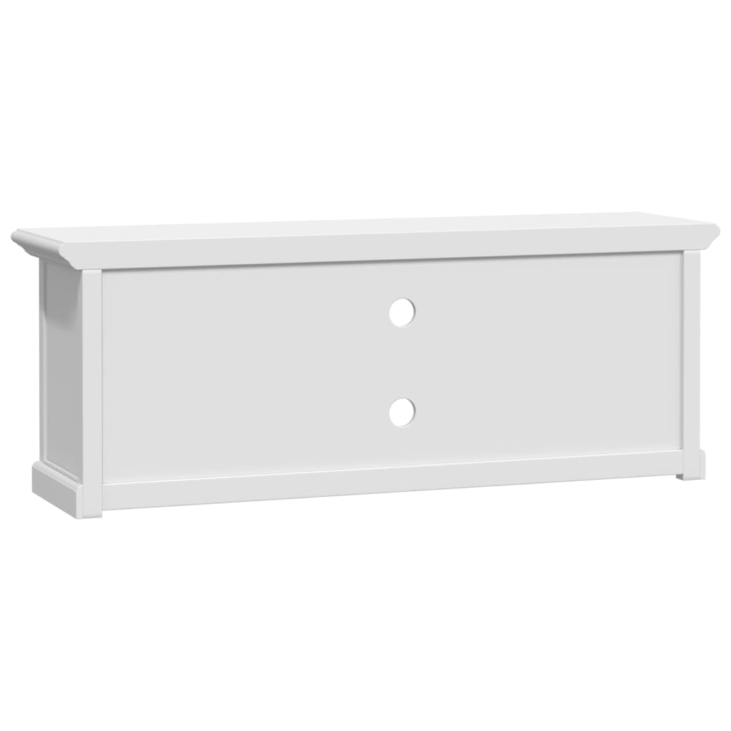 Tv Skříňka Bílá 110 X 30 X 41 Cm Kompozitní Dřevo