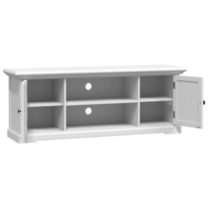 Tv Skříňka Bílá 110 X 30 X 41 Cm Kompozitní Dřevo