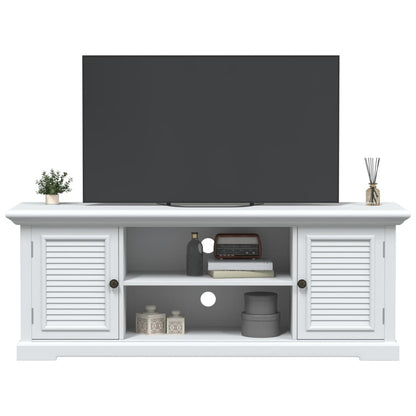 Tv Skříňka Bílá 110 X 30 X 41 Cm Kompozitní Dřevo