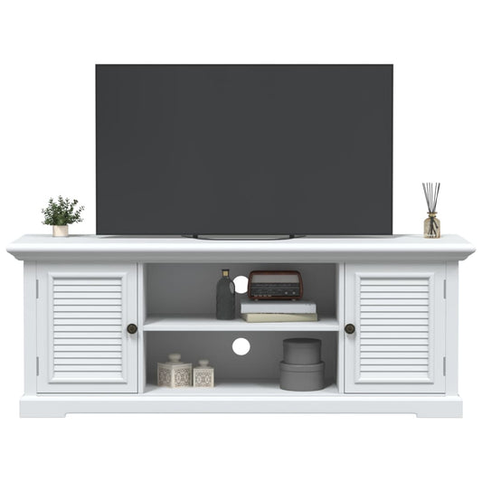 Tv Skříňka Bílá 110 X 30 X 41 Cm Kompozitní Dřevo
