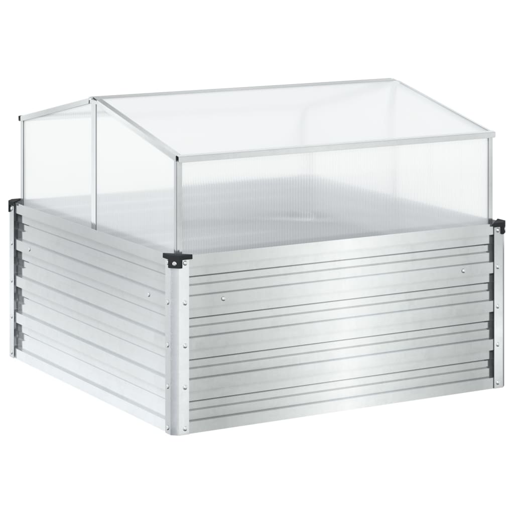 Zahradní Truhlík Se Skleníkem Povětrnostně Odolná Ocel