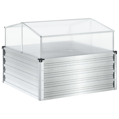 Zahradní Truhlík Se Skleníkem Povětrnostně Odolná Ocel