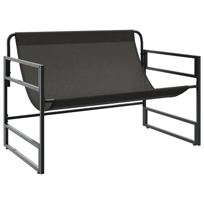 Zahradní Lavice S Poduškou 113 Cm Ocel