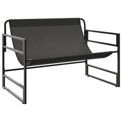 Zahradní Lavice S Poduškou 113 Cm Ocel