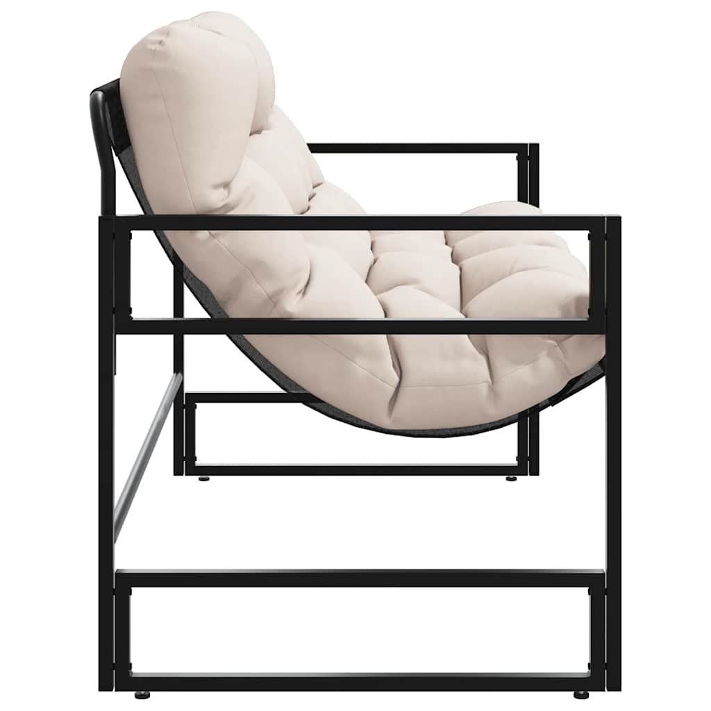 Zahradní Lavice S Poduškou 113 Cm Ocel