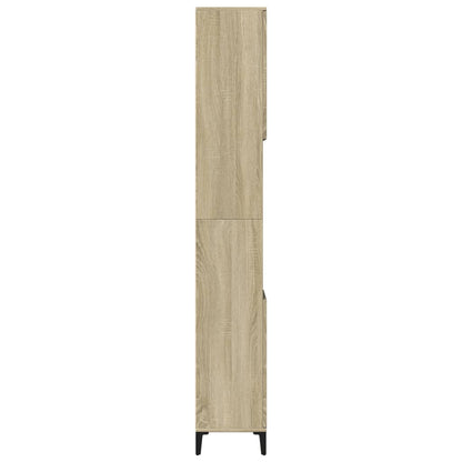 Koupelnová Skříňka 30 X 30 X 190 Cm Kompozitní Dřevo