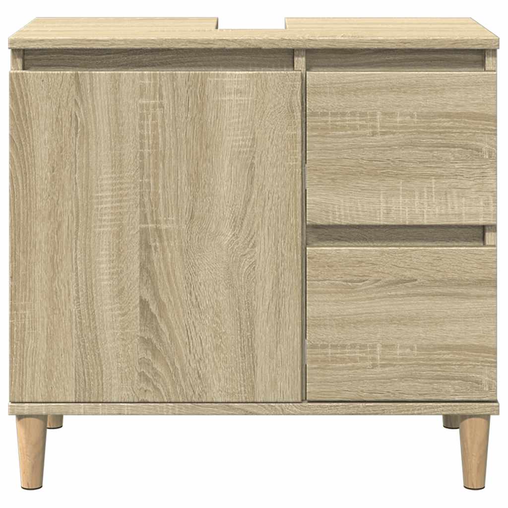 Koupelnová Skříňka 65 X 33 X 60 Cm Kompozitní Dřevo