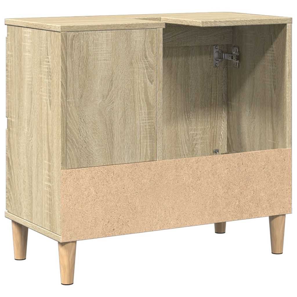 Koupelnová Skříňka 65 X 33 X 60 Cm Kompozitní Dřevo