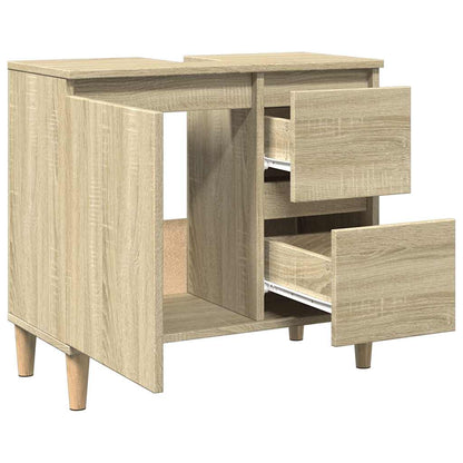 Koupelnová Skříňka 65 X 33 X 60 Cm Kompozitní Dřevo