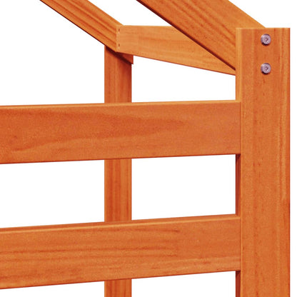 Střecha Na Dětskou Postel Hnědá Masivní Borovice