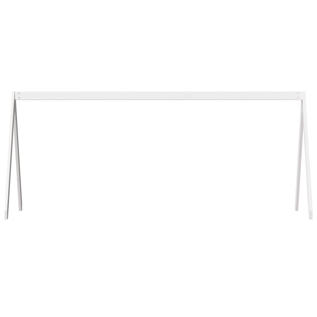 Střecha Na Dětskou Postel Bílá 209 X 85,5 X 88 Cm Borové Dřevo