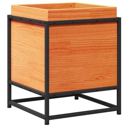 Zahradní Truhlík Voskově Hnědý Masivní Borovice