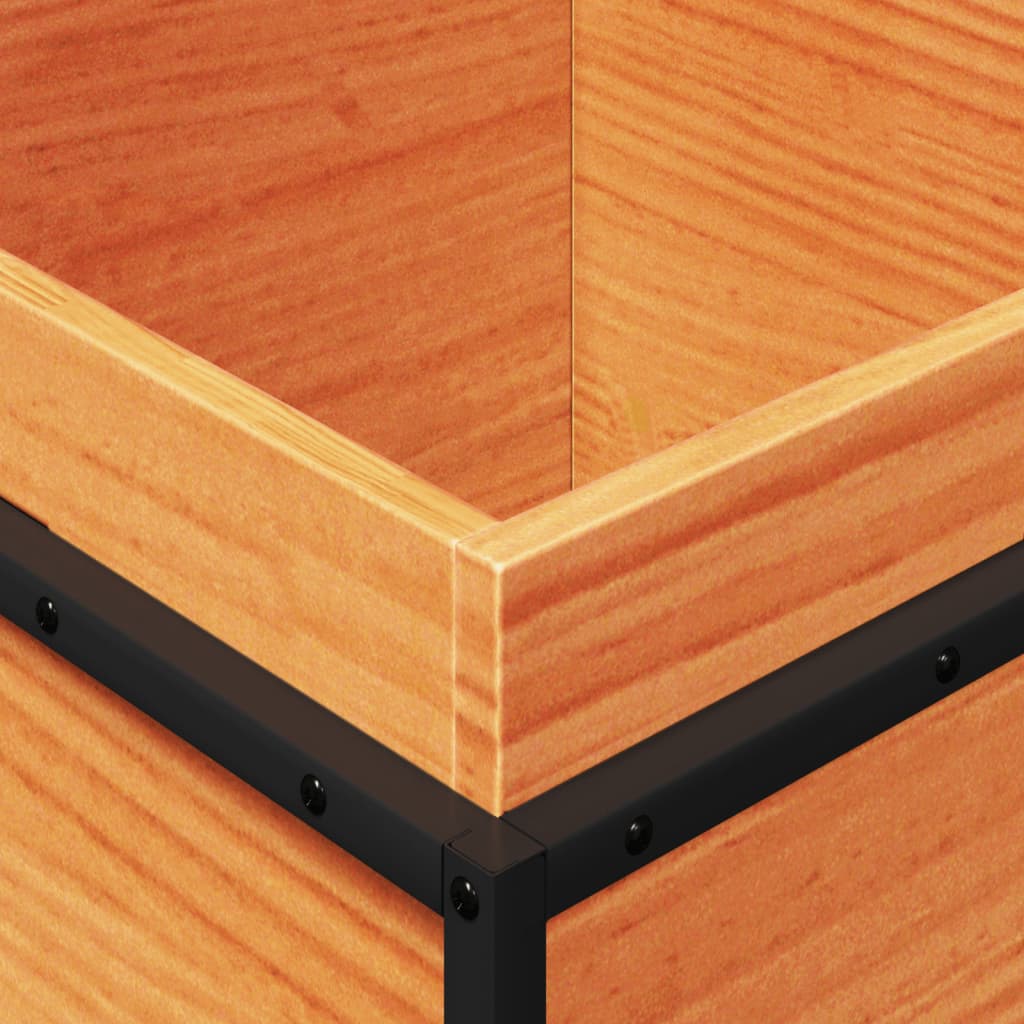 Zahradní Truhlík Voskově Hnědý Masivní Borovice