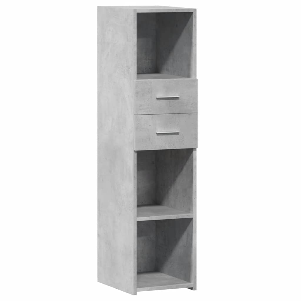 Skříň Highboard Betonově Šedá 30X42,5X124 Cm Kompozitní Dřevo