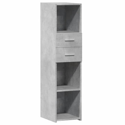 Skříň Highboard Betonově Šedá 30X42,5X124 Cm Kompozitní Dřevo