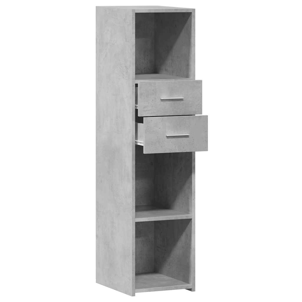 Skříň Highboard Betonově Šedá 30X42,5X124 Cm Kompozitní Dřevo