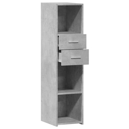 Skříň Highboard Betonově Šedá 30X42,5X124 Cm Kompozitní Dřevo