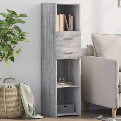 Skříň Highboard 30 X 42,5 X 124 Cm Kompozitní Dřevo