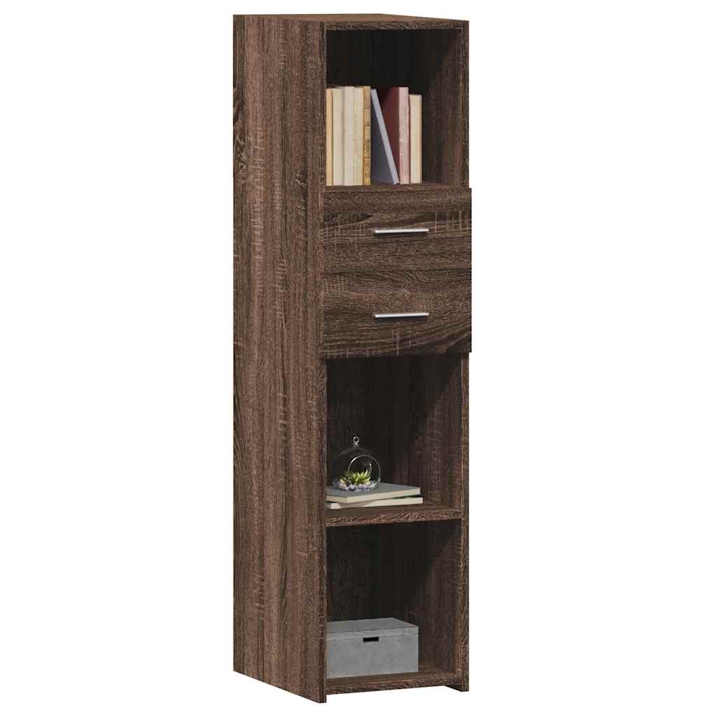 Skříň Highboard 30 X 42,5 X 124 Cm Kompozitní Dřevo