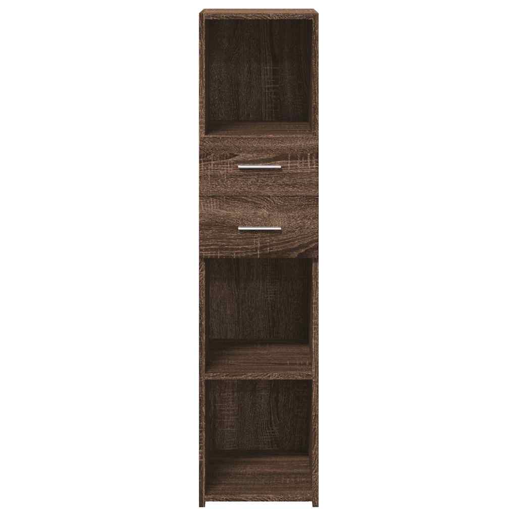 Skříň Highboard 30 X 42,5 X 124 Cm Kompozitní Dřevo
