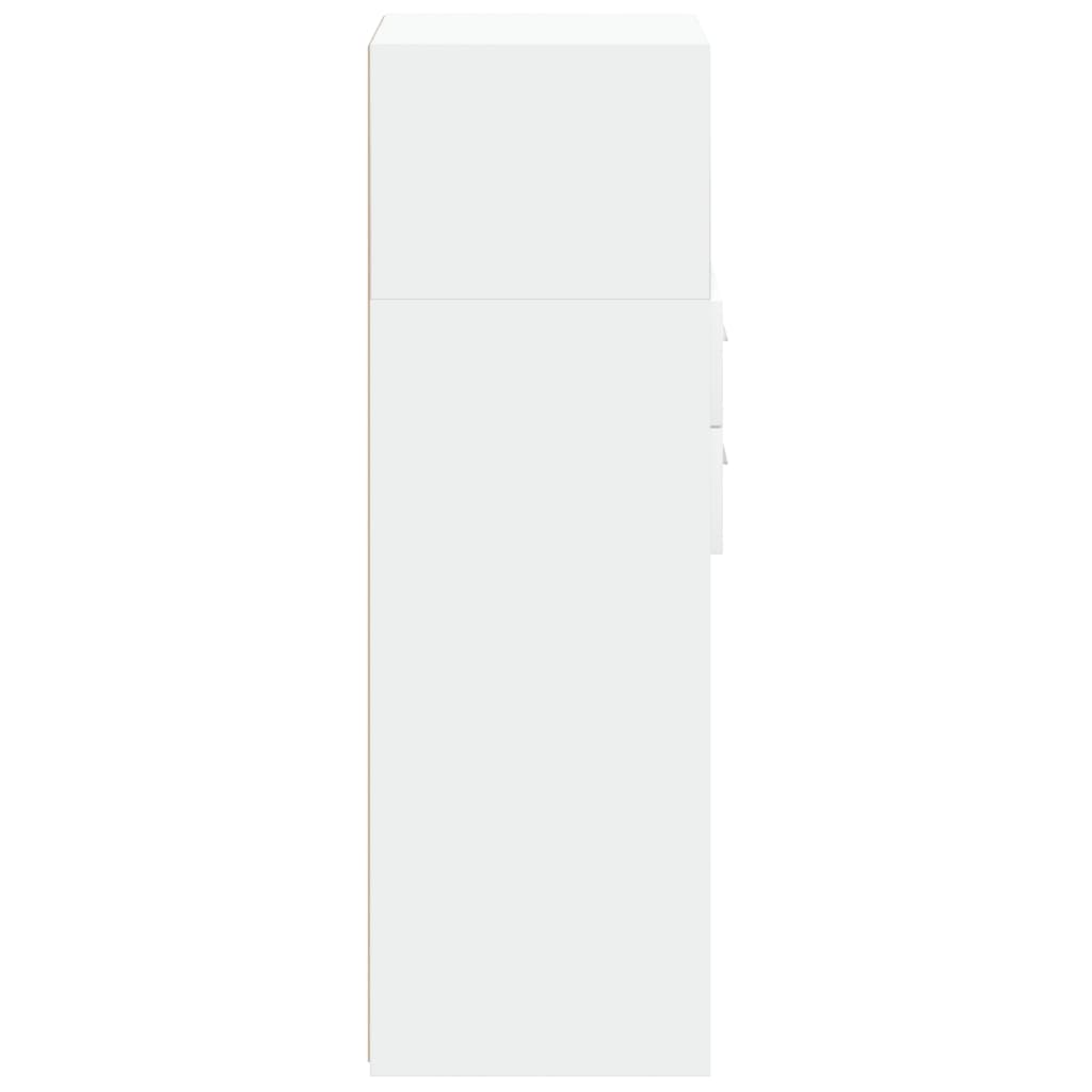 Skříň Highboard 45 X 42,5 X 124 Cm Kompozitní Dřevo