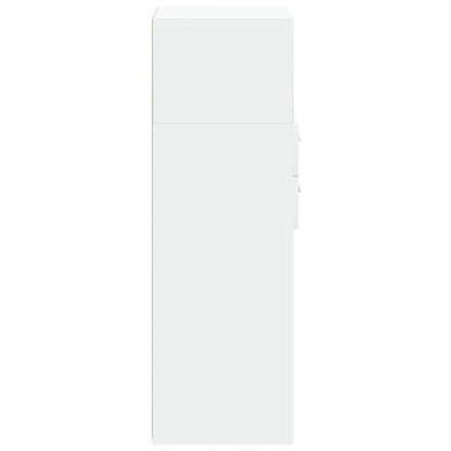 Skříň Highboard 45 X 42,5 X 124 Cm Kompozitní Dřevo