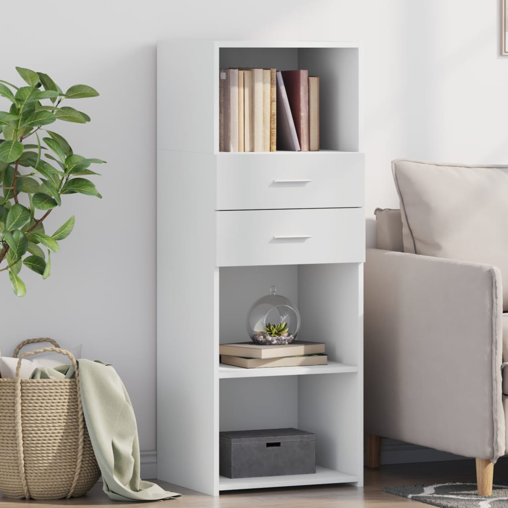 Skříň Highboard 45 X 42,5 X 124 Cm Kompozitní Dřevo