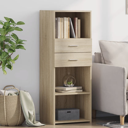 Skříň Highboard 45 X 42,5 X 124 Cm Kompozitní Dřevo