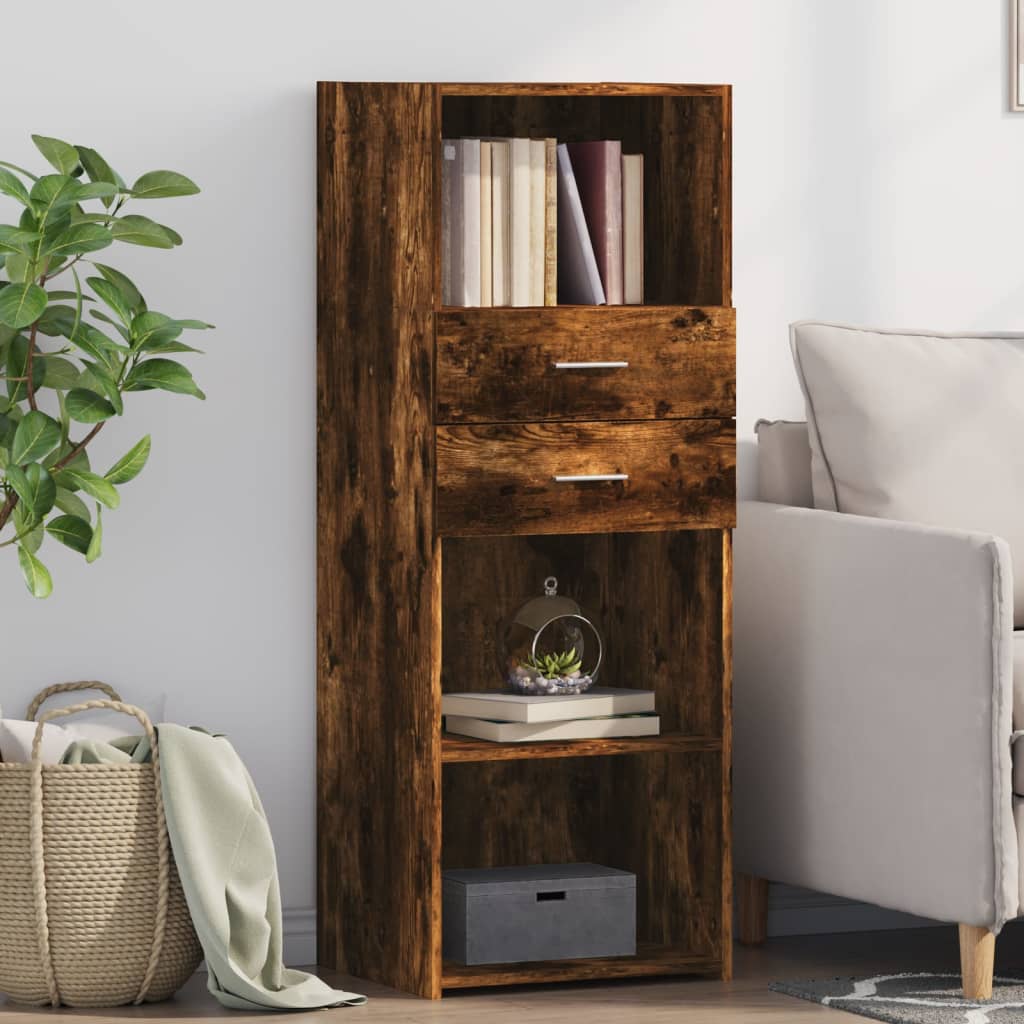 Skříň Highboard 45 X 42,5 X 124 Cm Kompozitní Dřevo