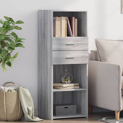 Skříň Highboard 45 X 42,5 X 124 Cm Kompozitní Dřevo