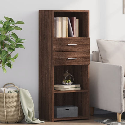 Skříň Highboard 45 X 42,5 X 124 Cm Kompozitní Dřevo