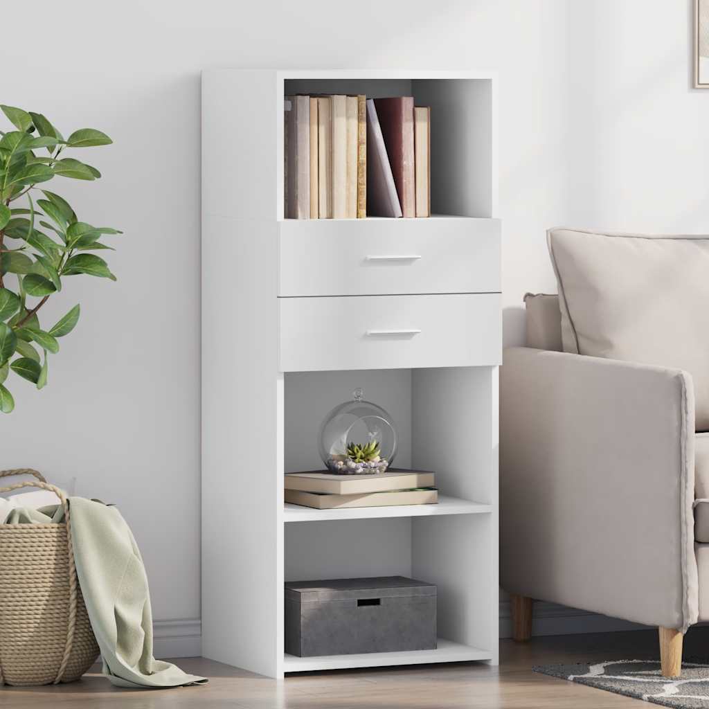 Skříň Highboard 45 X 42,5 X 124 Cm Kompozitní Dřevo